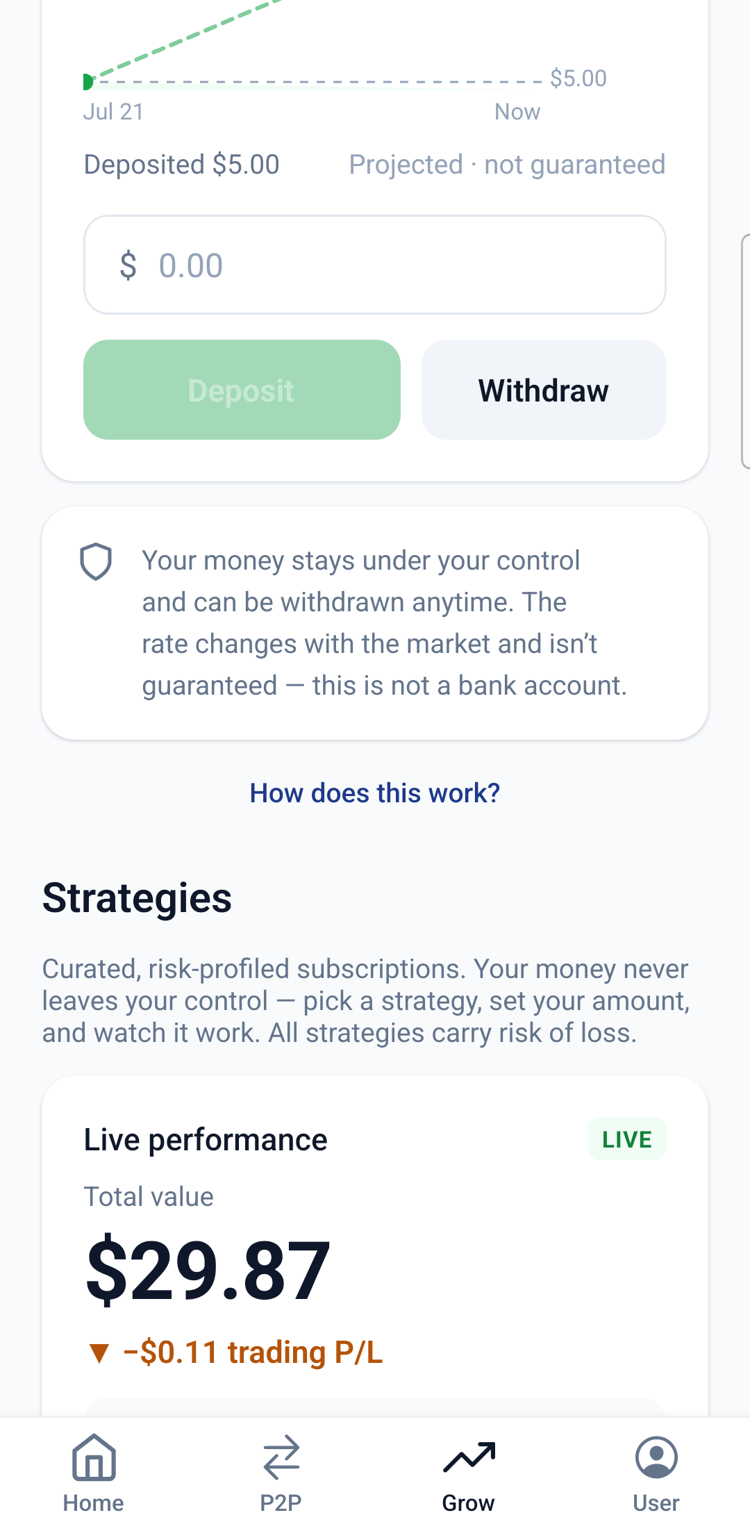 strategy screen